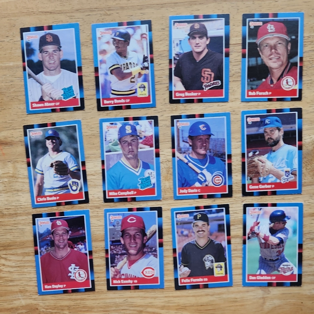 1987 Leaf Inc DONRUSS 027 Card Lot - Great Starter Set Excellent Condition